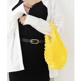 イエロー | エコバッグ おしゃれ くしゅくしゅ | ninon