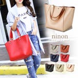 トートバッグ 大きめ レディース | ninon | 詳細画像1 