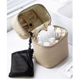 ベージュ | ポーチ 小物入れ 大きめ | ninon