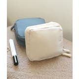 オフホワイト | ポーチ メイクポーチ 化粧 | ninon