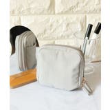 ライトグレー | ポーチ メイクポーチ 化粧 | ninon