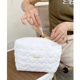 ホワイト | ポーチ 小物入れ 大きめ | ninon