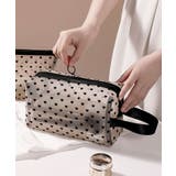 ベージュ | ポーチ 小物入れ 大きめ | ninon