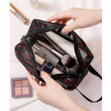 ブラック/レッド | ポーチ 小物入れ 大きめ | ninon