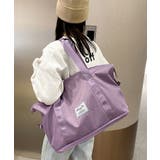ライトパープル | ボストンバッグ 修学旅行 レディース | ninon