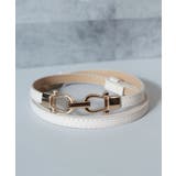 オフホワイト | ベルト レディース カジュアル | ninon