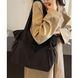 ブラック | トートバッグ A4 レディース | ninon