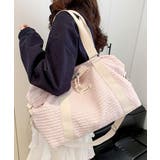 ベビーピンク | ボストンバッグ レディース 大容量 | ninon