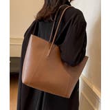 モカ | トートバッグ レディース ファスナー付き | ninon