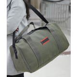 一の字開き/グリーン | ボストンバッグ レディース 修学旅行 | ninon