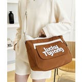 キャメル | トートバッグ レディース ファスナー付き | ninon