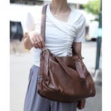 キャメル | トートバッグ レディース ファスナー付き | ninon