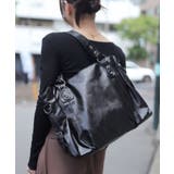 ブラック | トートバッグ レディース ファスナー付き | ninon