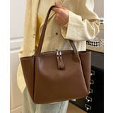 モカ | トートバッグ レディース ファスナー付き | ninon