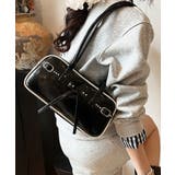 ブラック/ホワイトライン | ボストンバッグ レディース 軽量 | ninon