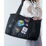 ブラックB/Lサイズ | ボストンバッグ レディース 大容量 | ninon