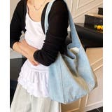 デニムブルー/無地 | トートバッグ レディース おしゃれ | ninon