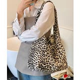 クリーム/ヒョウ柄 | トートバッグ レディース おしゃれ | ninon