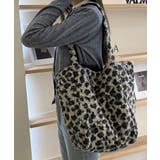 ベージュ(レオパード) | トートバッグ レディース おしゃれ | ninon