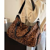 ブラウン(ヒョウ柄) | ボストンバッグ 旅行 レディース | ninon