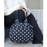ブラックドット | ボストンバッグ レディース 旅行 | ninon