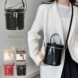 バニティバッグ ショルダー 黒 | ninon | 詳細画像1 