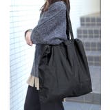 ブラック | エコバッグ 収納 おしゃれ | ninon