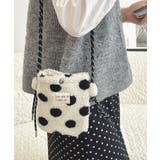 ブラックドット | ポシェット レディース スマホポシェット | ninon