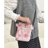 ペールピンクハート | ポシェット レディース スマホポシェット | ninon