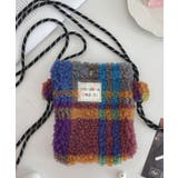 カラフルチェック | ポシェット レディース スマホポシェット | ninon