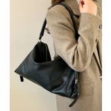 ブラック | ショルダーバッグ レディース 大容量 | ninon