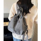 巾着バッグ レディース ナイロン | ninon | 詳細画像3