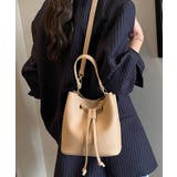 ベージュ | 巾着バッグ レディース ショルダーバッグ | ninon