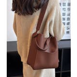 モカ | バケツ型 ワンハンドルバッグ レディース | ninon