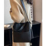 ブラック | バケツ型 ワンハンドルバッグ レディース | ninon