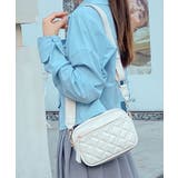 オフホワイト | キルティング ショルダーバッグ レディース | ninon