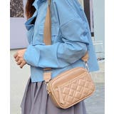ベージュ | キルティング ショルダーバッグ レディース | ninon