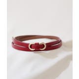 レッド | ベルト レディース 穴なし | ninon