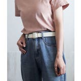 オフホワイト | ベルト レディース 穴なし | ninon