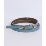 ライトブルー | ベルト レディース 牛革 | ninon