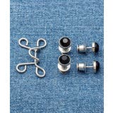 【ピン式】　ブラックビジュー | ベルト アジャスター バックル | ninon