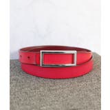 シルバー×レッド | ベルト レディース メンズ | ninon