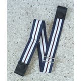 ネイビー/ホワイトWライン | ベルト レディース メンズ | ninon