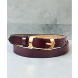 モカ×ゴールド | ベルト レディース メンズ | ninon