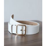 ホワイト | ベルト レディース 太 | ninon