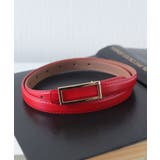 チェリーレッド | ベルト レディース 牛革 | ninon