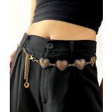 ハート（ゴールド） | チェーンベルト レディース ベルト | ninon