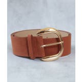 GD/キャメル | ベルト レディース 太 | ninon