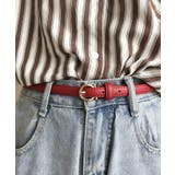 レッド | ベルト レディース ワンピース用 | ninon