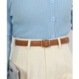 キャメル | ベルト レディース 細 | ninon